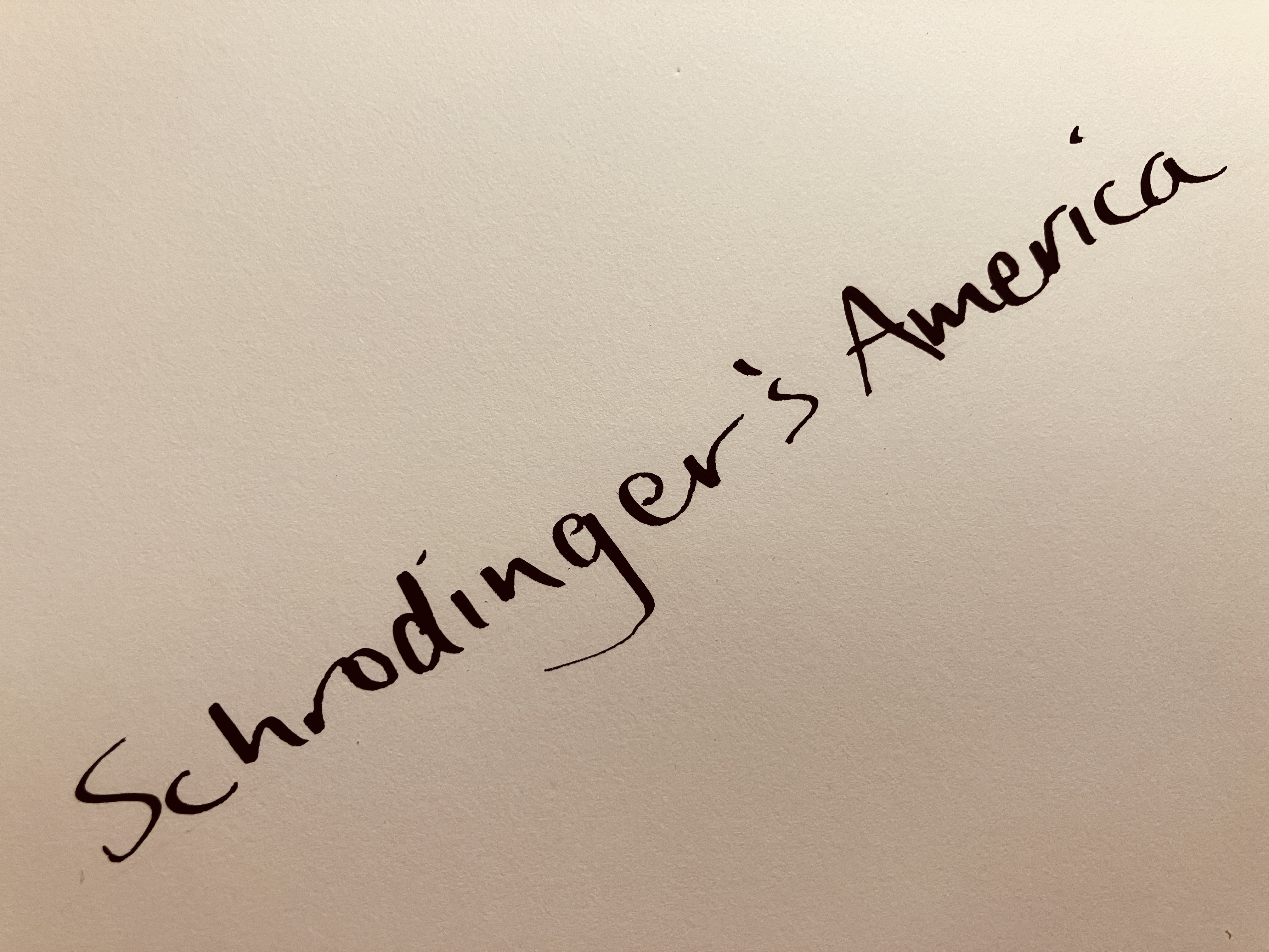 Schrodinger's America